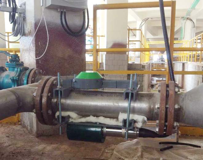 Na-22放射性儀表鋅銦礦漿管道檢測現(xiàn)場案例(圖1)